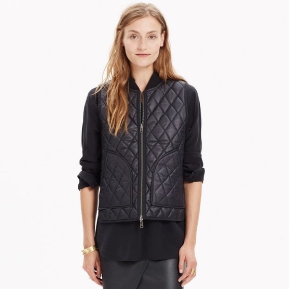Madewell reversible quilted plaid vest - Picture 2 of 8